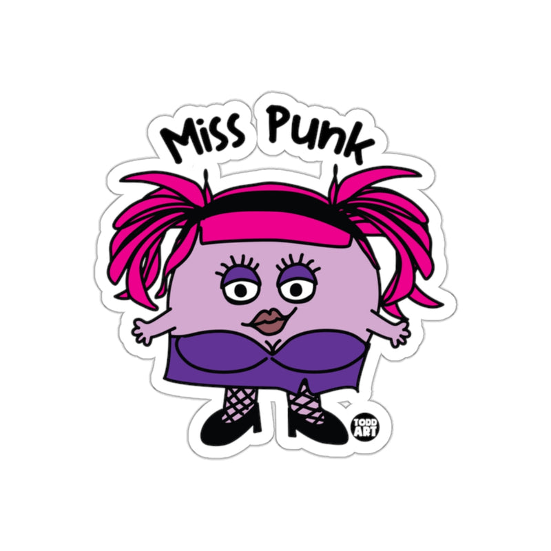 Load image into Gallery viewer, Miss Punk Cartoon Character Fun Art Sticker

