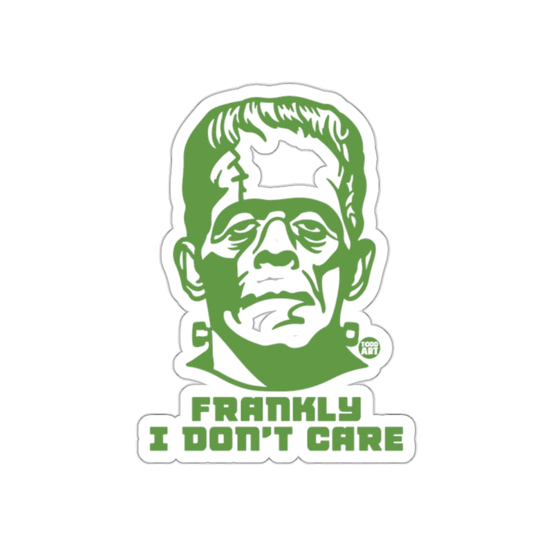 Load image into Gallery viewer, Frankly I Don't Care Frankenstein Sticker
