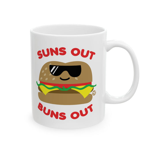 Suns Out Buns Out Burger Mug