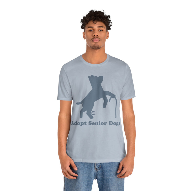 Load image into Gallery viewer, Adopt Senior Dogs Unisex Jersey Short Sleeve Tee
