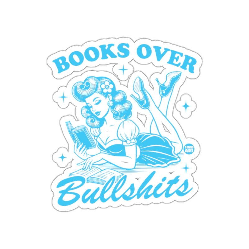 Load image into Gallery viewer, Books Over Bullshits Sticker product
