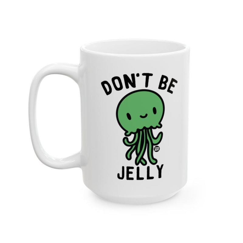 Load image into Gallery viewer, Don't Be Jelly Cute Green Octopus Design Mug
