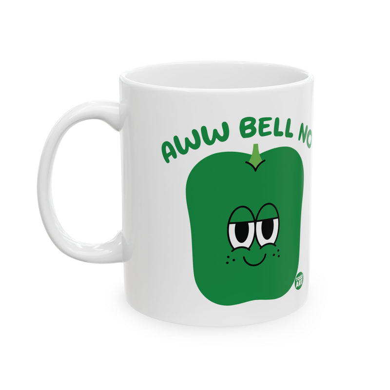 Load image into Gallery viewer, Aww Bell No Pepper Mug, Funny Pepper Mug, Bell Pepper Pun Mug
