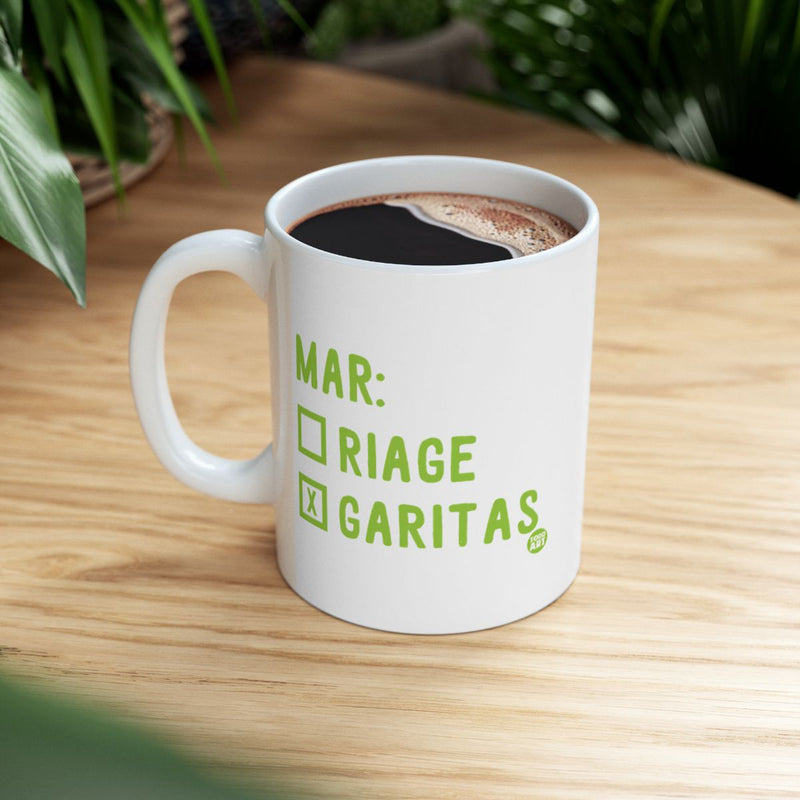 Load image into Gallery viewer, Funny Checklist Mug for Coffee and Mar-Garitas Lovers
