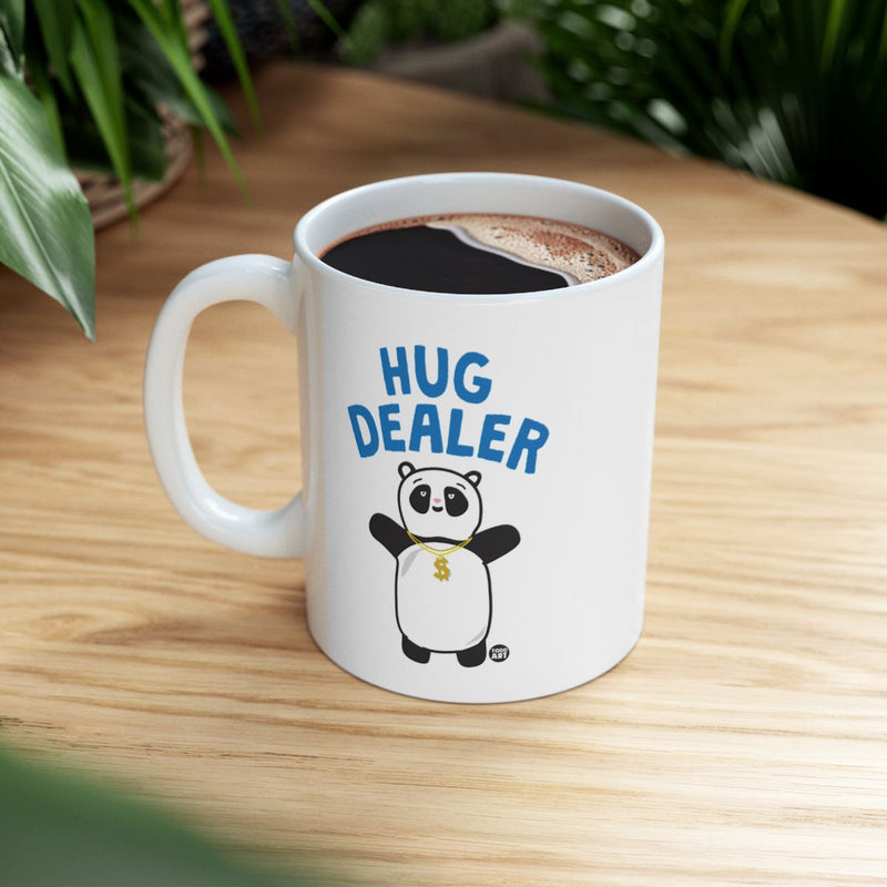 Load image into Gallery viewer, Hug Dealer Panda Coffee Mug for Morning Fun
