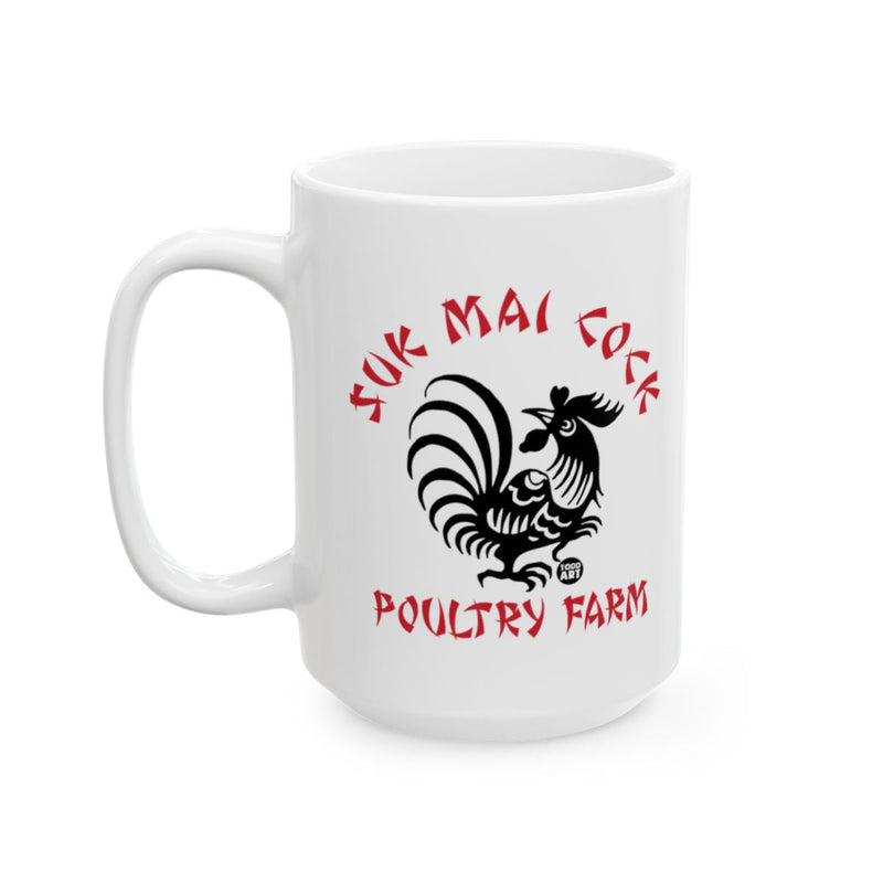Load image into Gallery viewer, Suk Mai Lok Poultry Farm Rooster Mug Classic Design
