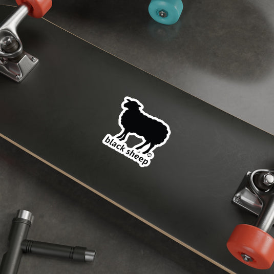 Black Sheep Sticker On Skateboard Deck product