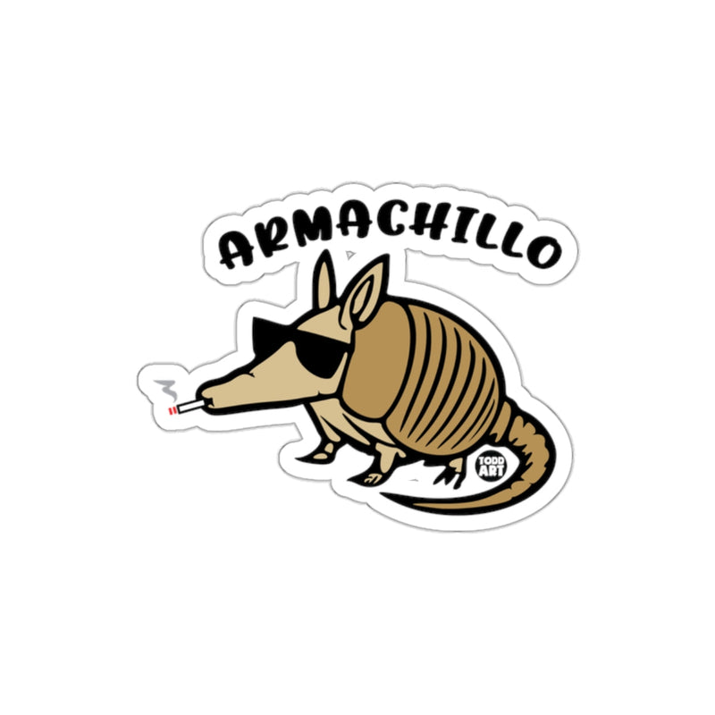 Load image into Gallery viewer, Cool ArmaChillo Armadillo Character Sticker
