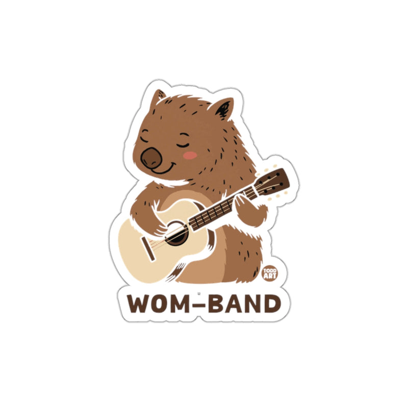 Load image into Gallery viewer, Cute Bear Playing Guitar Wom-Band Sticker Product
