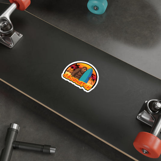 Sasquatch Surfboard Skateboard Sticker Deck Accessory