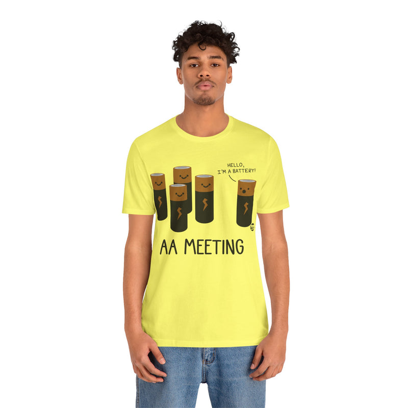Load image into Gallery viewer, AA Meeting Unisex Tee
