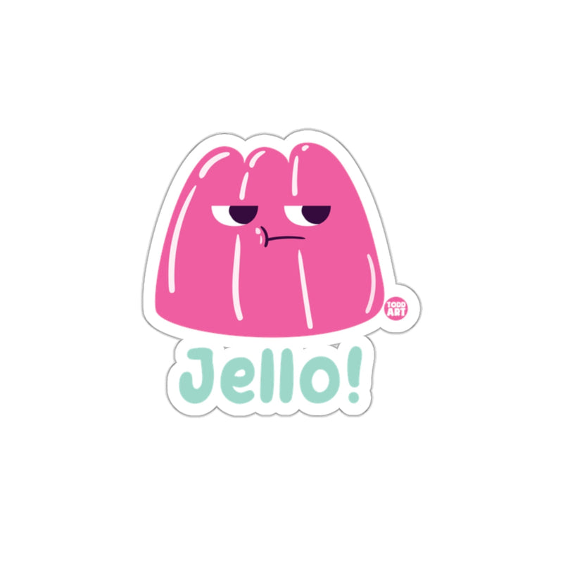 Load image into Gallery viewer, Funny Jello Cartoon Sticker with Attitude
