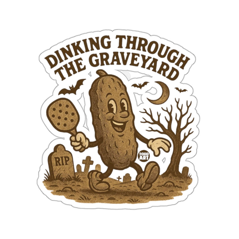 Load image into Gallery viewer, DINKING THROUGH THE GRAVEYARD pickleball paddle 

