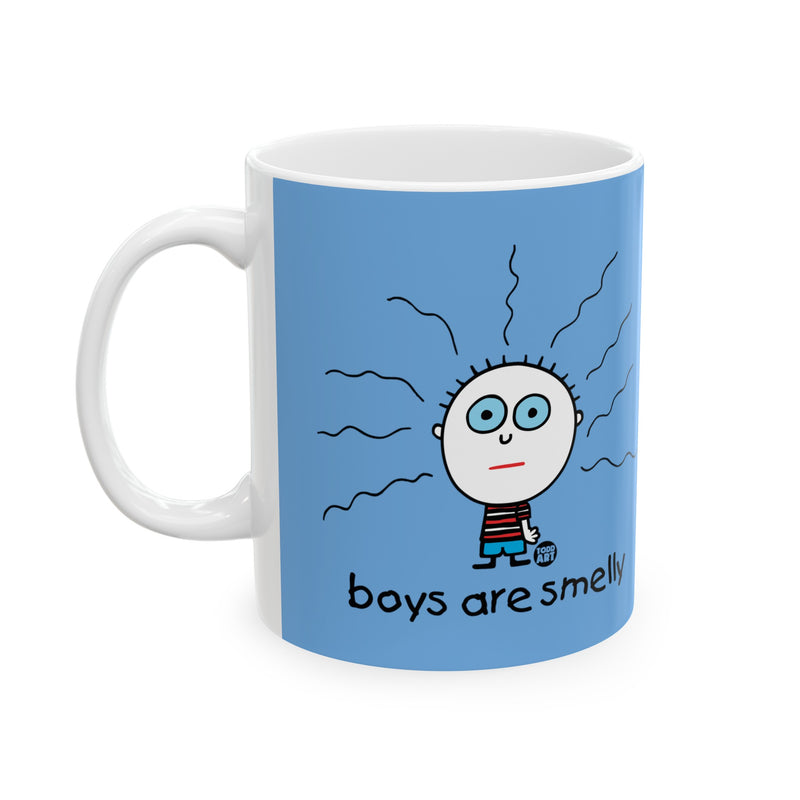 Load image into Gallery viewer, Boys are Smelly Mug, Funny Mug for Her, Sarcastic Mom Mug, Funny Coffee Mug for Her, Funny Mugs
