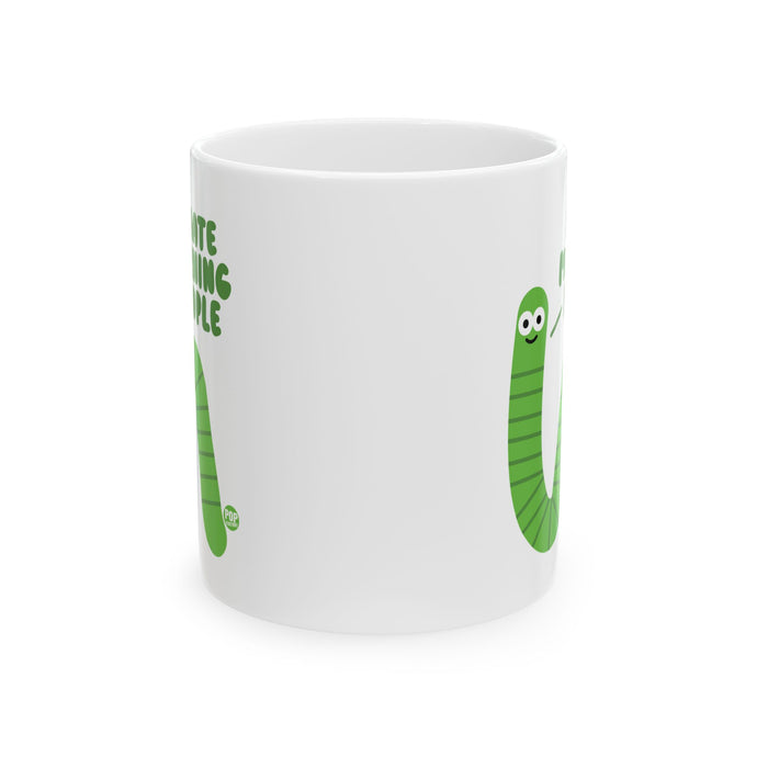 I Hate Morning People Worm Mug