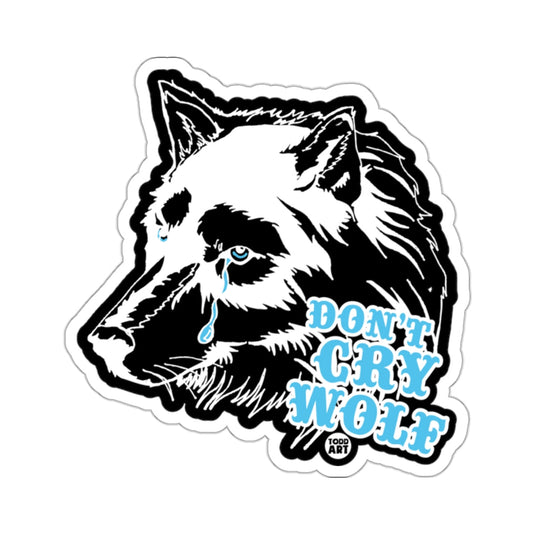 Don't Cry Wolf Emotional Artwork for Unique Decor