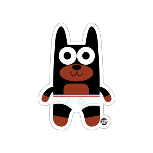 Cute Cartoon Dog Character Sticker for Kids Adults