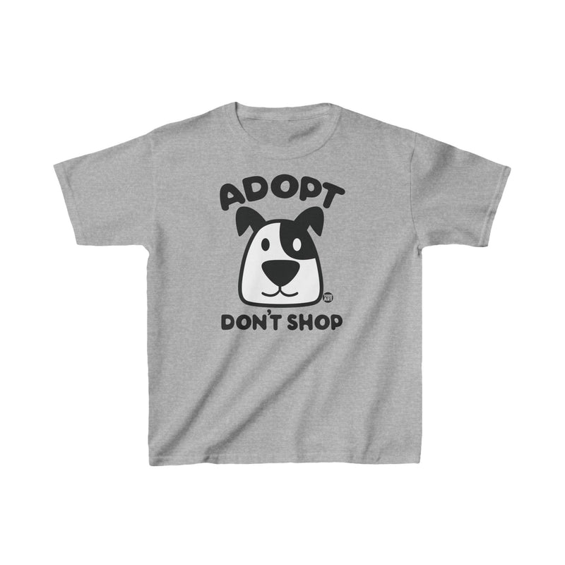 Load image into Gallery viewer, Adopt Don&#39;t Shop Dog Tee, Cute Dog Tshirt for Kids, Cute Kids Tees, Dog Shirt For Kids, Pet Adoption Kids Shirt
