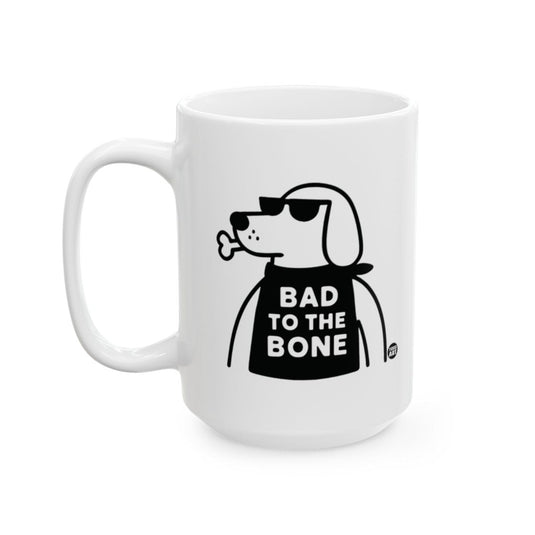 Bad to the Bone Dog Mug with Cool Design