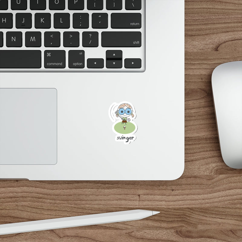 Load image into Gallery viewer, Cute Cartoon Character Swinger Small Sticker
