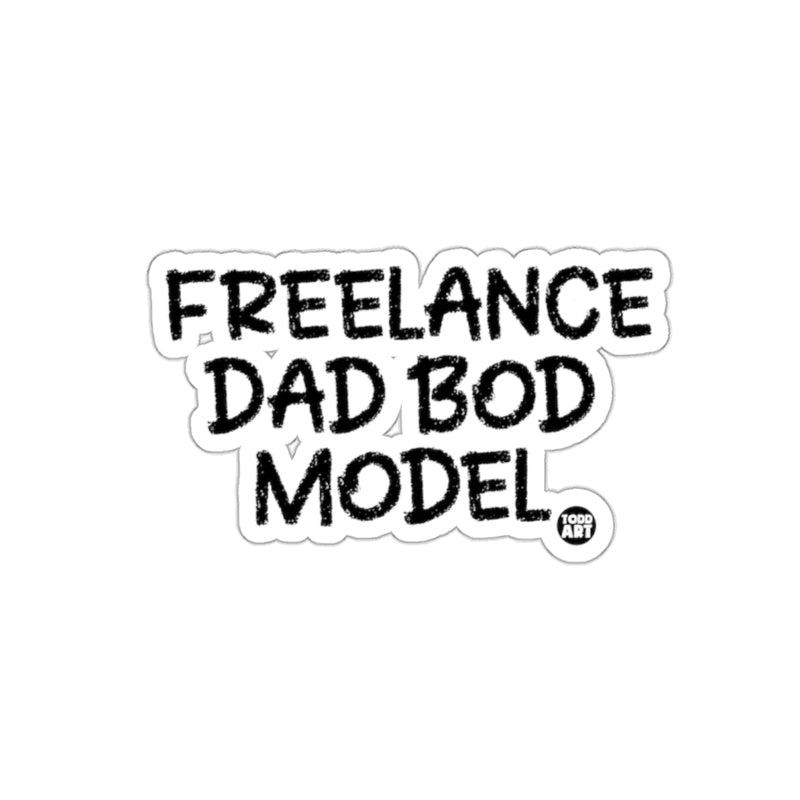 Load image into Gallery viewer, Freelance Dad Bod Model Sticker for Laptops and Cars
