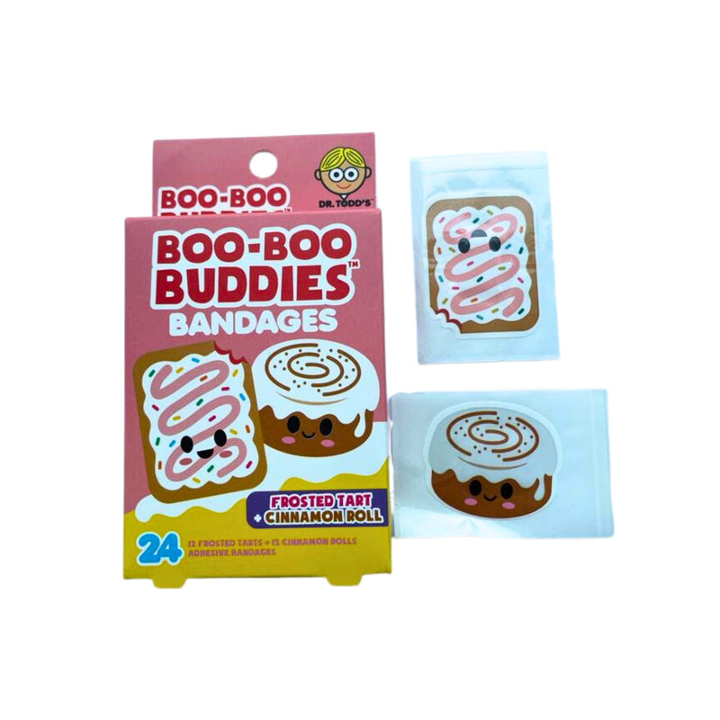 Load image into Gallery viewer, Boo-Boo Buddies Frosted Tart and Cinnamon Roll Bandages
