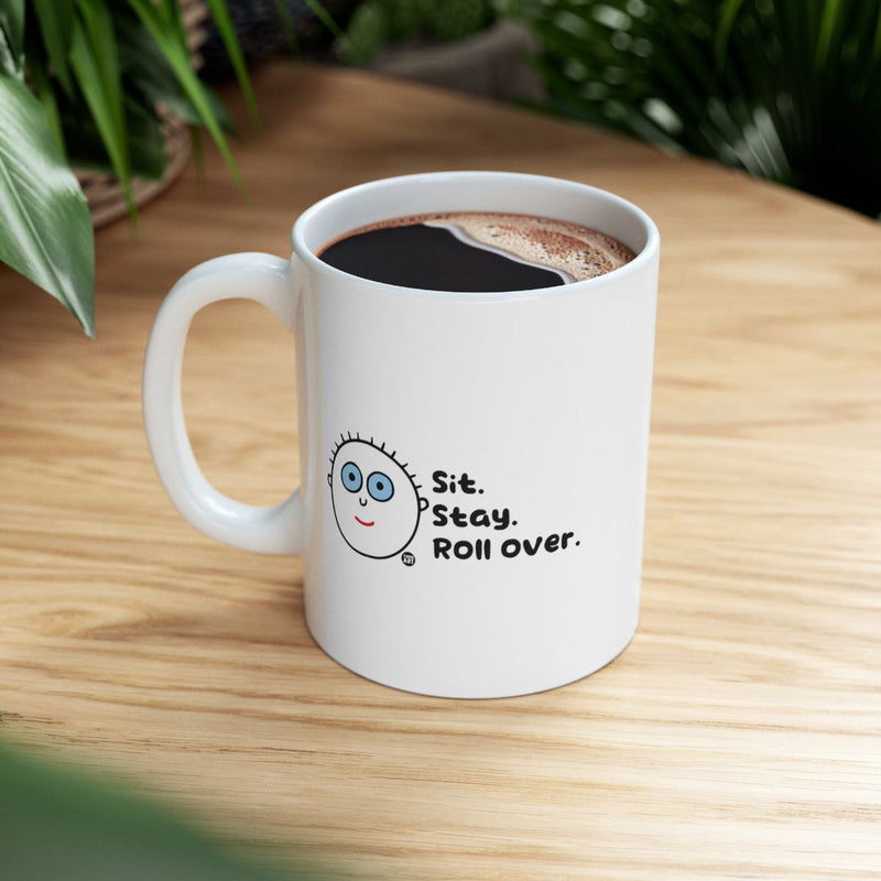Load image into Gallery viewer, Sit Stay Roll Over Mug Ideal for Quirky Drink Lovers
