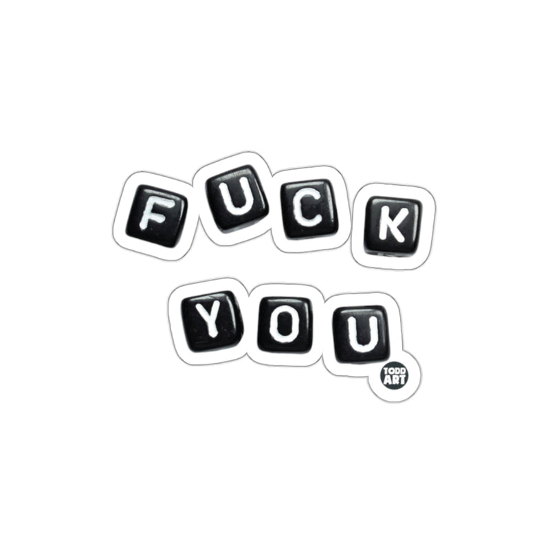Load image into Gallery viewer, F*** You Keycap Letters Stylish Sticker Product

