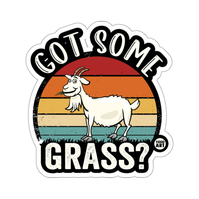 Load image into Gallery viewer, Got Some Grass? Vintage Goat Sticker for Sale
