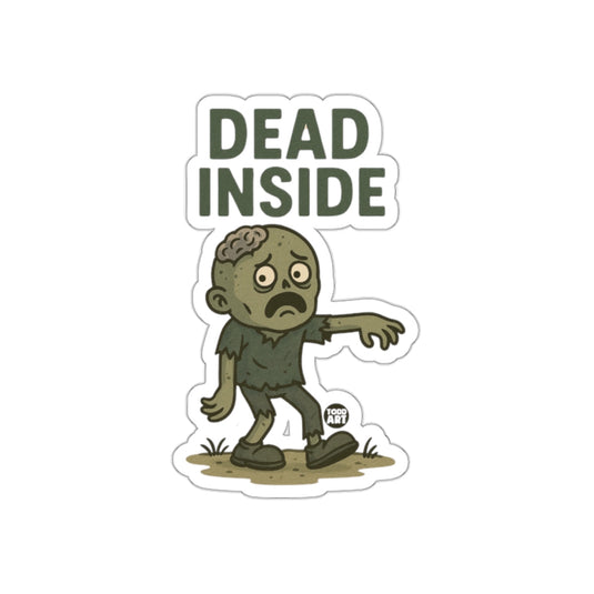Dead Inside Zombie Character Sticker