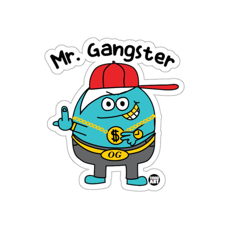 Load image into Gallery viewer, Mr. Gangster OG Character Graphic Illustration Sticker
