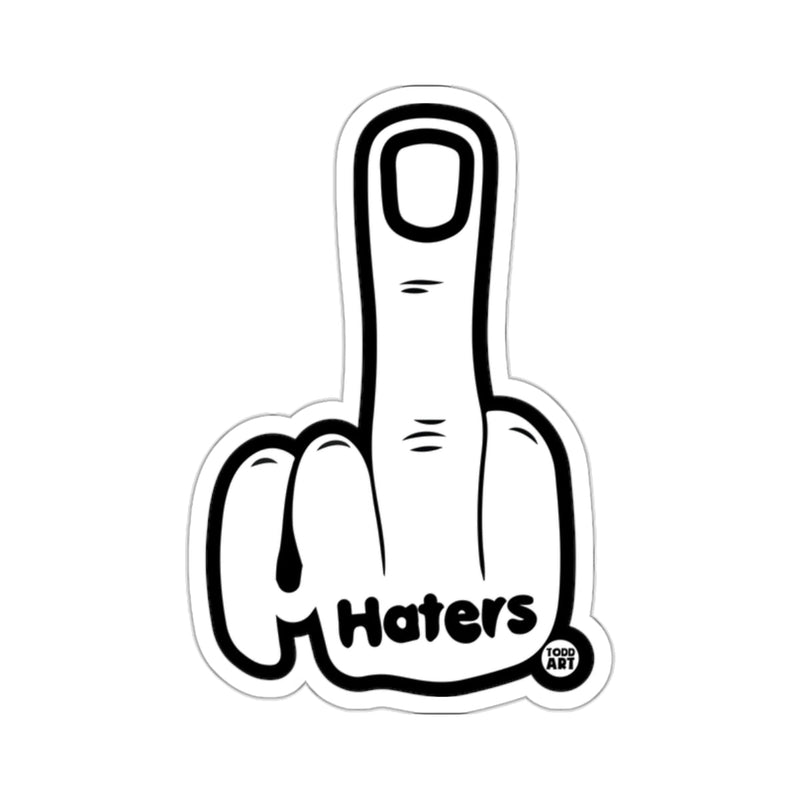 Load image into Gallery viewer, Middle Finger Haters Funny Graphic 
