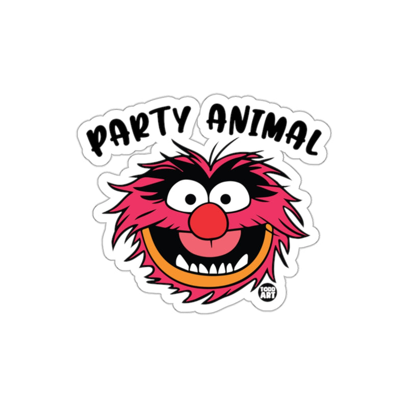 Load image into Gallery viewer, Party Animal Face from Todd Art Animated sticker
