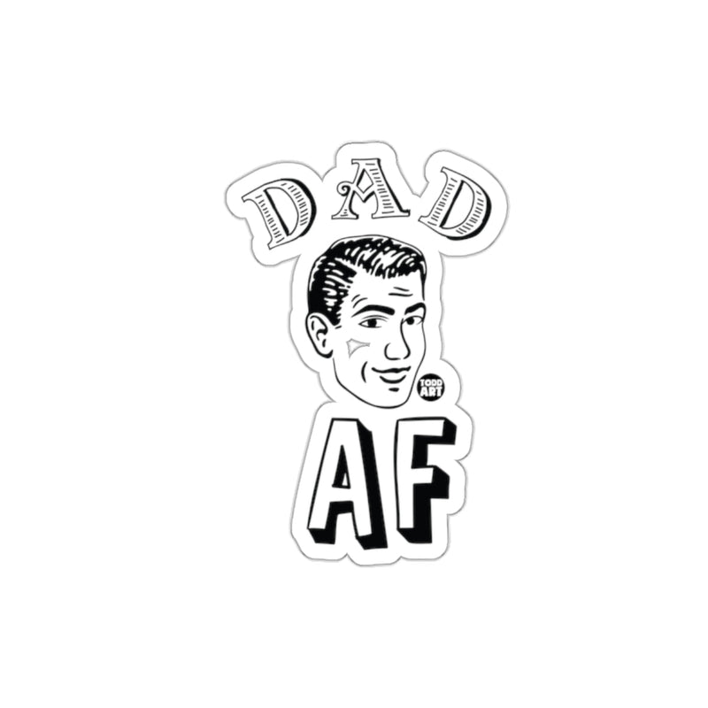 Load image into Gallery viewer, Retro Style Dad AF Fun Father's Day Sticker
