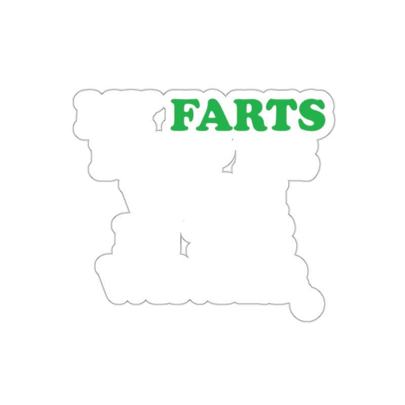 Load image into Gallery viewer, Funny Farts Theme Die-Cut Sticker for Humor Lovers
