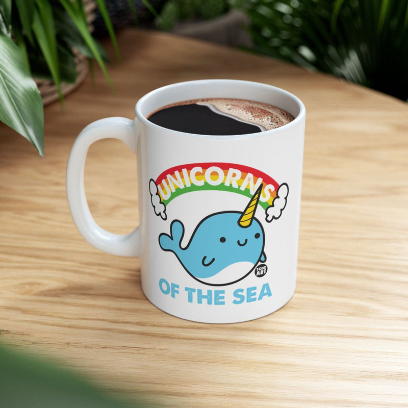 Load image into Gallery viewer, Unicorns of the Sea Cute Narwhal Mug
