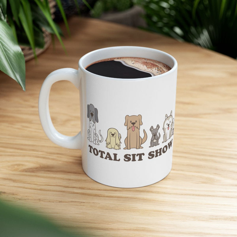 Load image into Gallery viewer, Total Sit Show Dog Mug with Cute Illustrations
