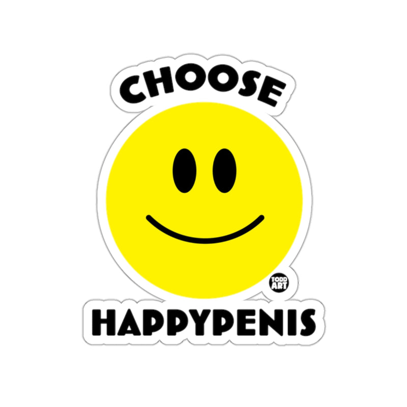 Load image into Gallery viewer, Choose Happypenis Smiley Face Sticker for Fun Enthusiasts
