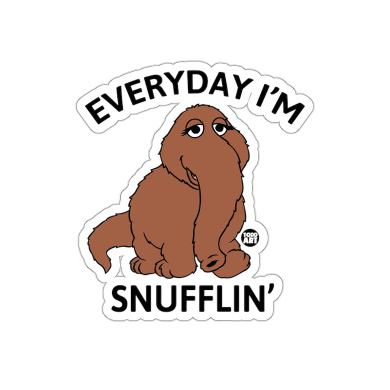 Load image into Gallery viewer, Everyday I'm Snufflin' Muppet Character Inspired sticker
