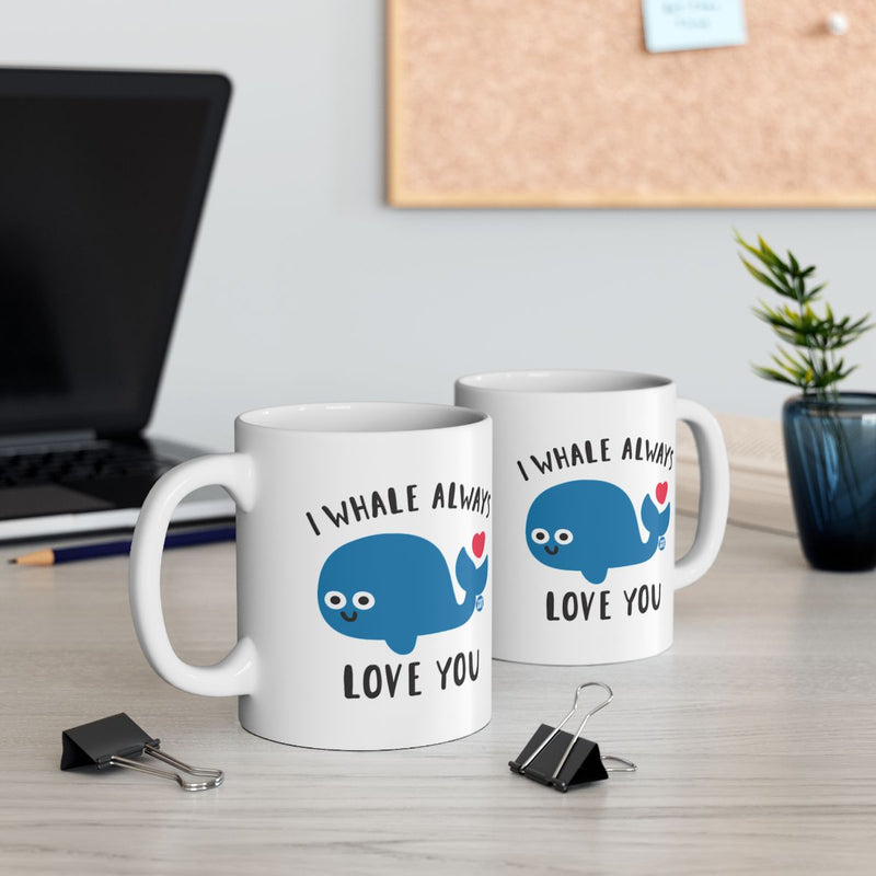 Load image into Gallery viewer, I Whale Always Love You Cute Whale Mug
