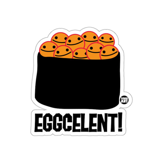Eggcelent Cute Sushi Roll Sticker Fun Design