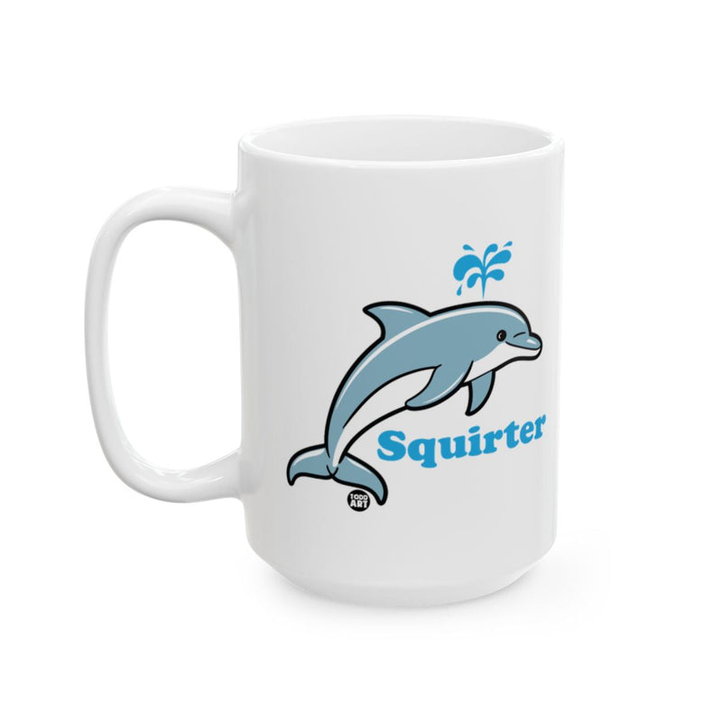 Load image into Gallery viewer, Dolphin Squirter Mug with Fun Design for Coffee and Tea
