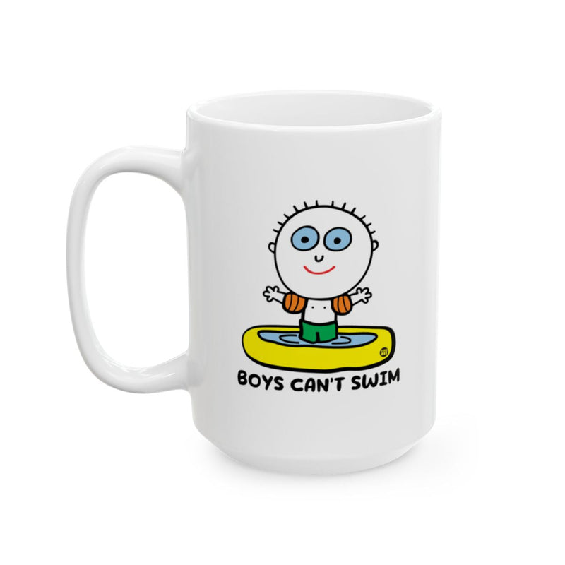 Load image into Gallery viewer, Boys Can't Swim Statement Mug
