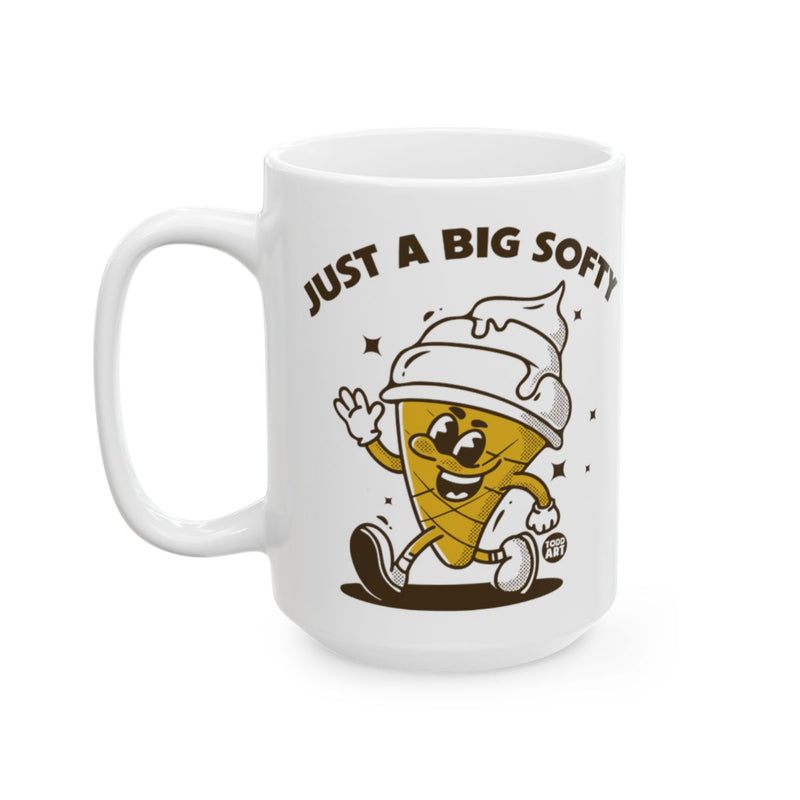 Load image into Gallery viewer, Just A Big Softy Ice Cream Character Mug
