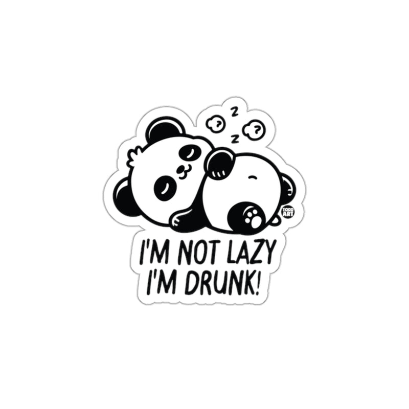 Load image into Gallery viewer, I'm Not Lazy I'm Drunk Sleeping Panda product
