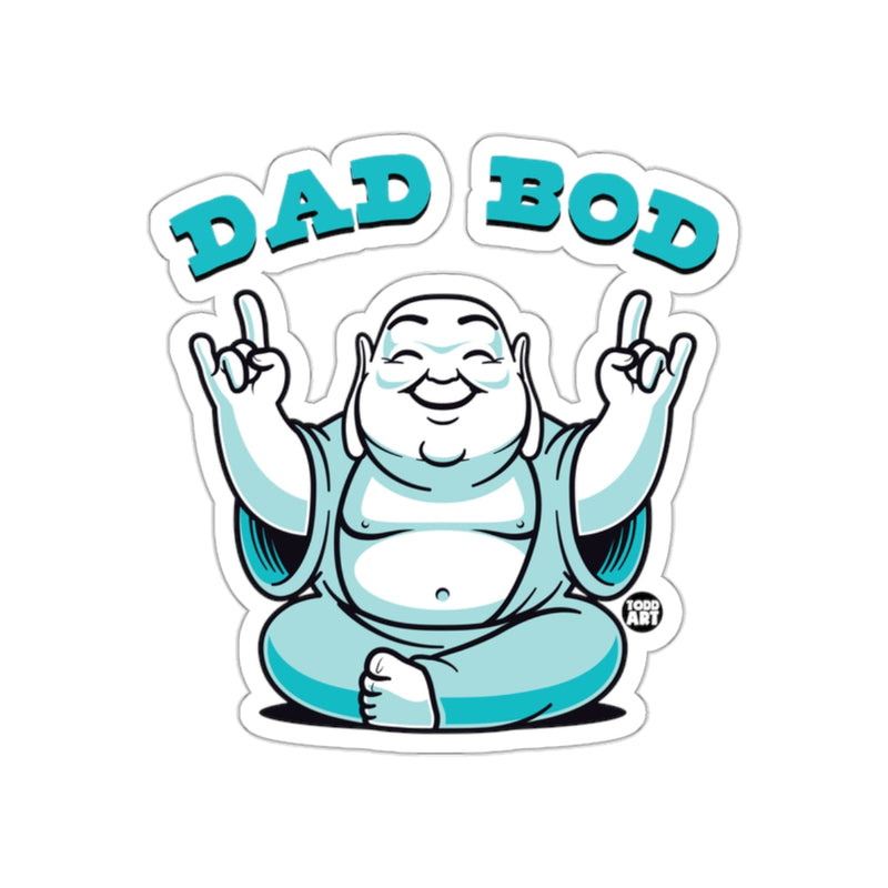 Load image into Gallery viewer, Dad Bod Buddha Sticker Funny Gift Item Hilarious Design

