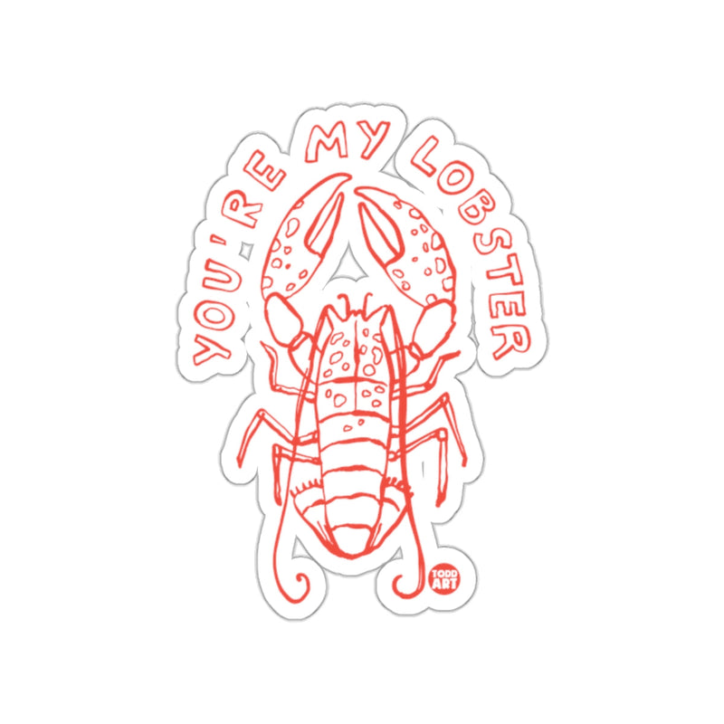 Load image into Gallery viewer, You're My Lobster Illustrated Sticker
