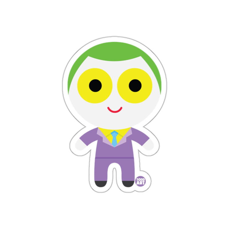 Load image into Gallery viewer, Cute Green Haired Character in Purple Suit Product
