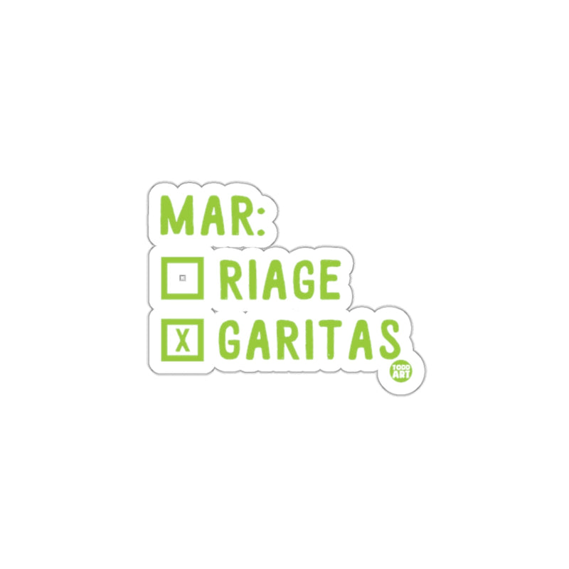Load image into Gallery viewer, Funny Marriage Margaritas Sticker for Fun Decor
