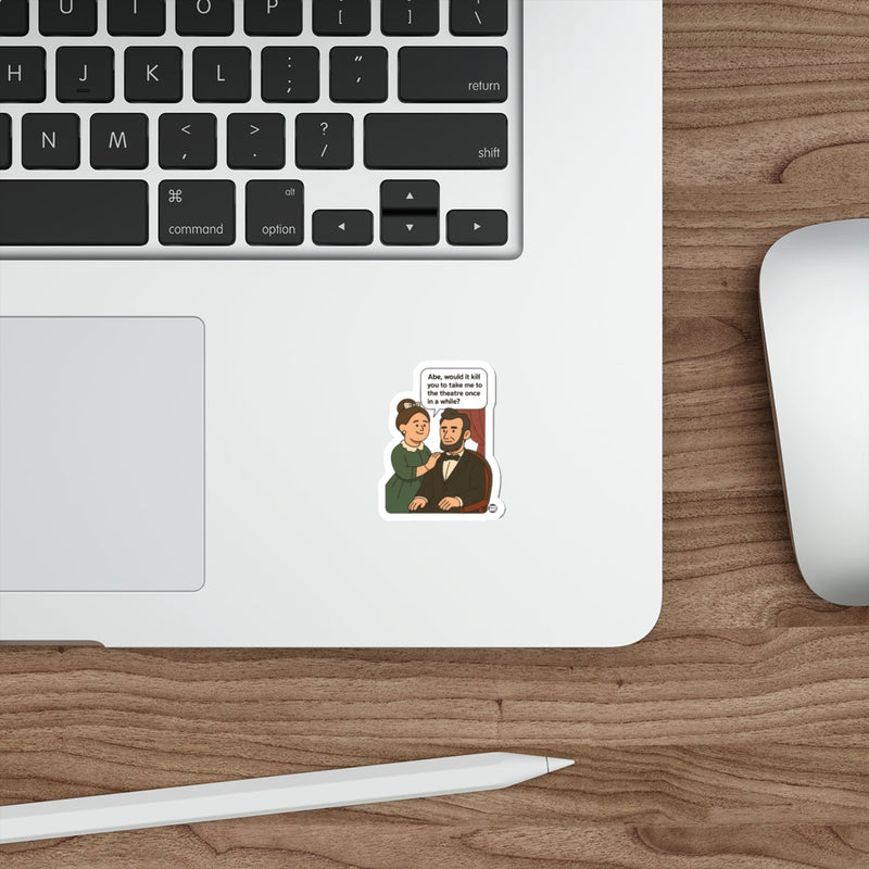 Load image into Gallery viewer, Vintage Couple Sticker for Laptops and Notebooks
